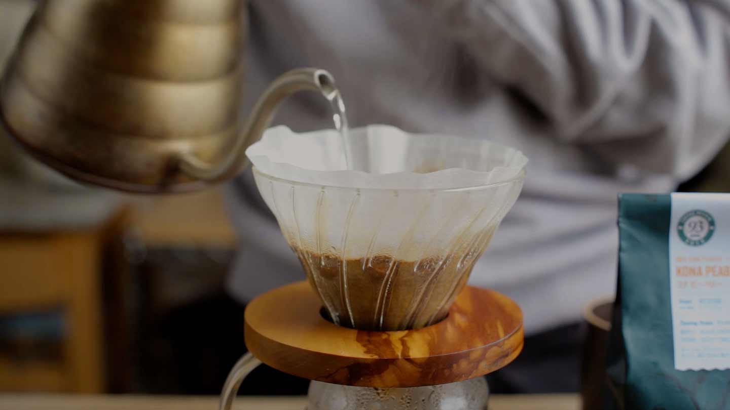 Brew Perfect Kona Peaberry x Hario V60 - Big Island Coffee Roasters