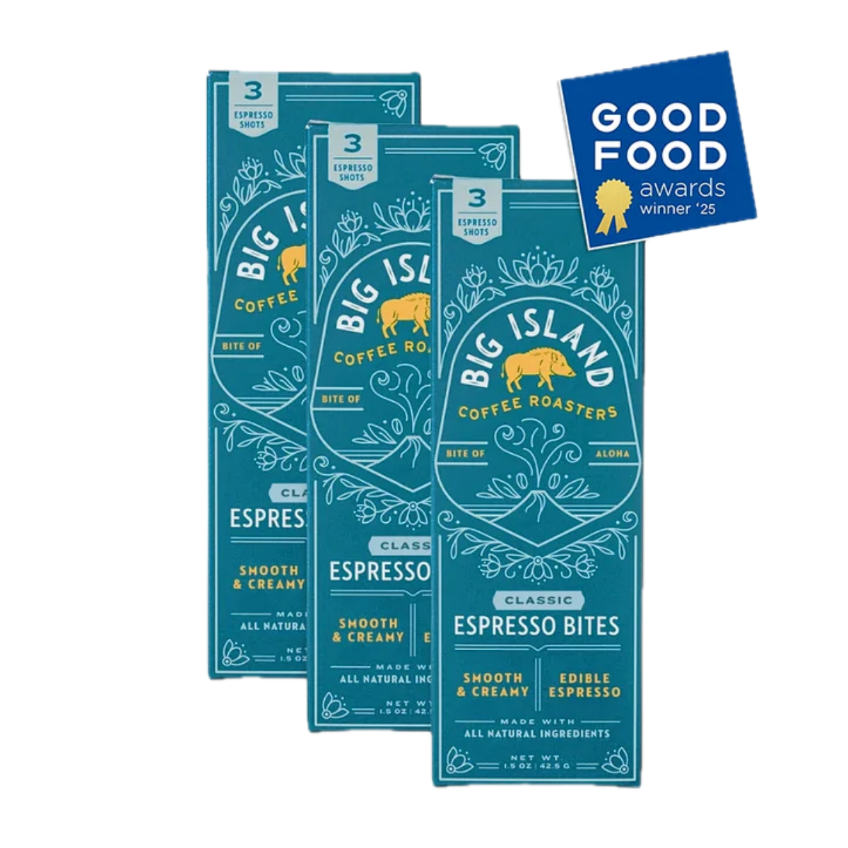 3 ESPRESSO BITES CLASSIC PACK | Big Island Coffee Espresso Bites
