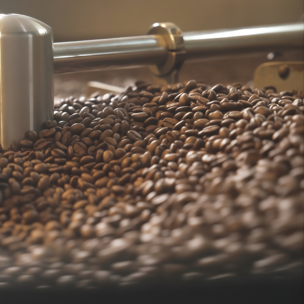 roasting kona coffee 