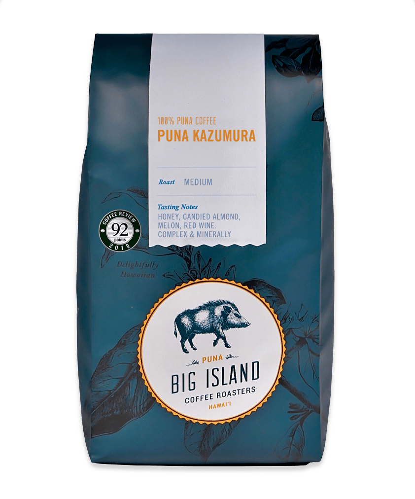 Big Island Coffee Roasters Hawaiian Coffee Puna Kazumura | Wine Yeast Processed Puna Kazumura Coffee